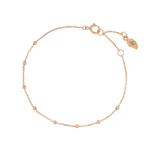 Leaf Jewelry Armkette Beads, 14K Rosegold Saisonschlussverkauf