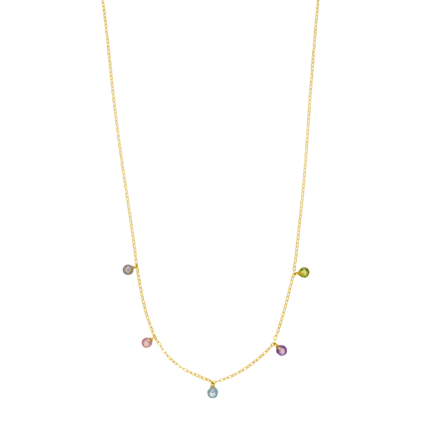 Leaf Jewelry Halskette Sweet Gems, 14K Gelbgold Weihnachtsangebot