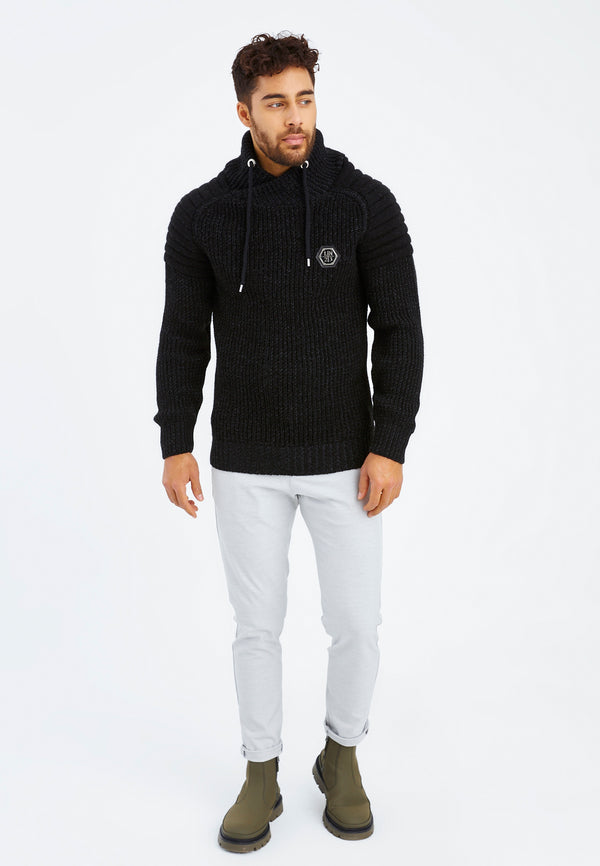 Leif Nelson Strickpullover Grobstrick mit Schalkragen Neueste Stile