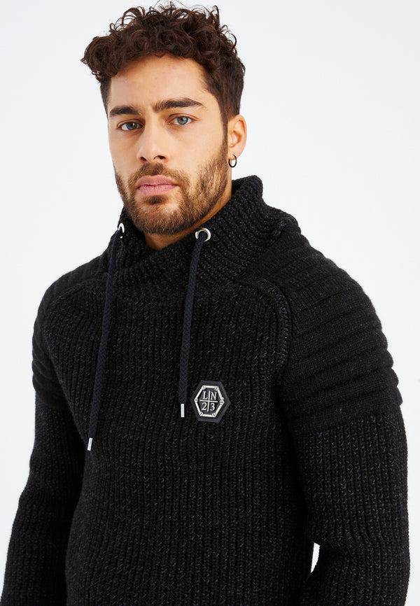 Leif Nelson Strickpullover Grobstrick mit Schalkragen Neueste Stile