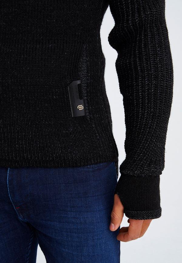 Leif Nelson Strickpullover Grobstrick mit Schalkragen Zeitbegrenzte Promotion
