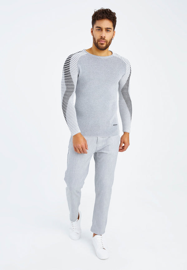 Leif Nelson Strickpullover Feinstrick Rundhals Bis zu 50% Rabatt