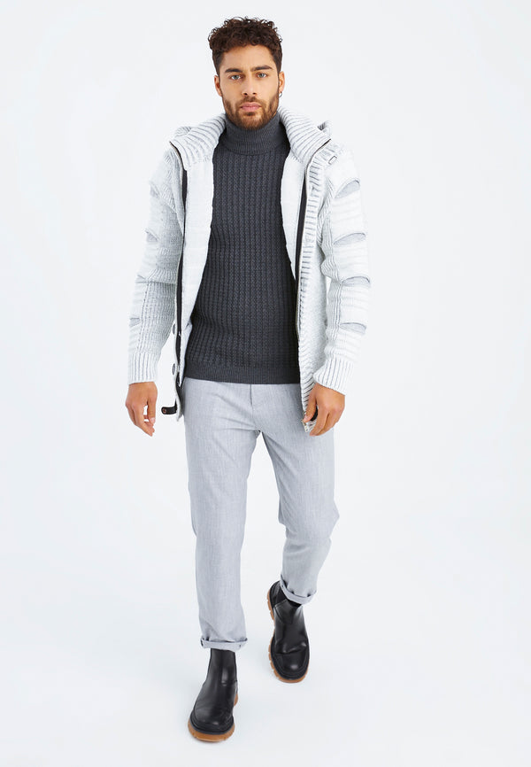 Leif Nelson Strickjacke mit Kapuze Bis zu 65% Rabatt