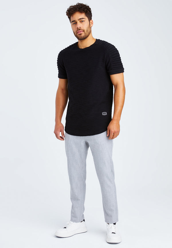 Leif Nelson Rundhals-Shirt Discount Store für neue Produkte
