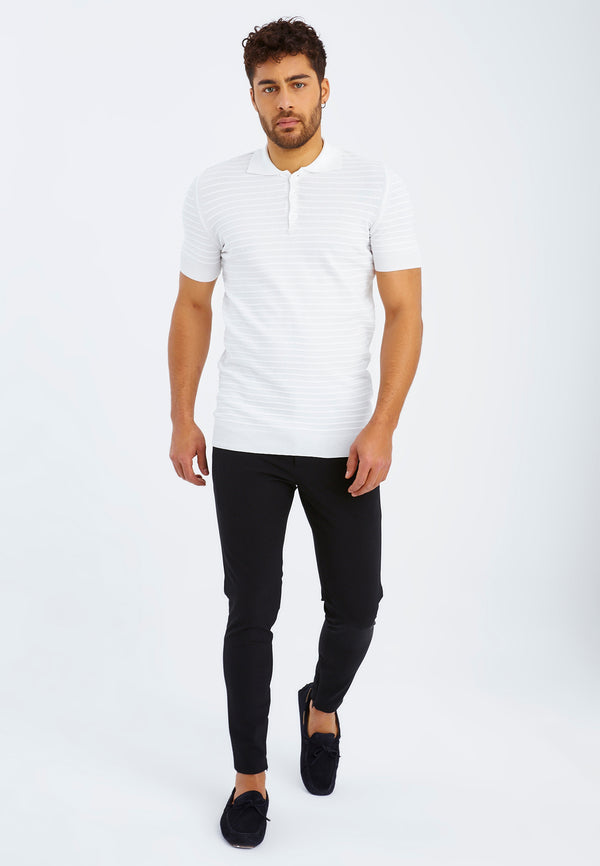 Leif Nelson Polo-Shirt Feinstrick Super Rabatt