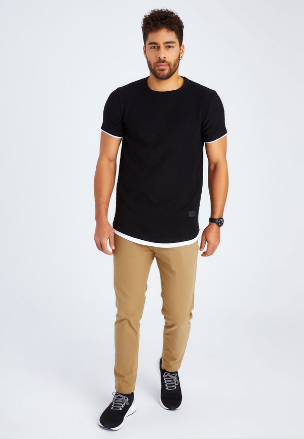 Leif Nelson Rundhals-Shirt Black Friday Preise