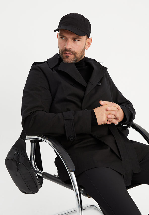 Leif Nelson Zweireihiger Trenchcoat Outlet
