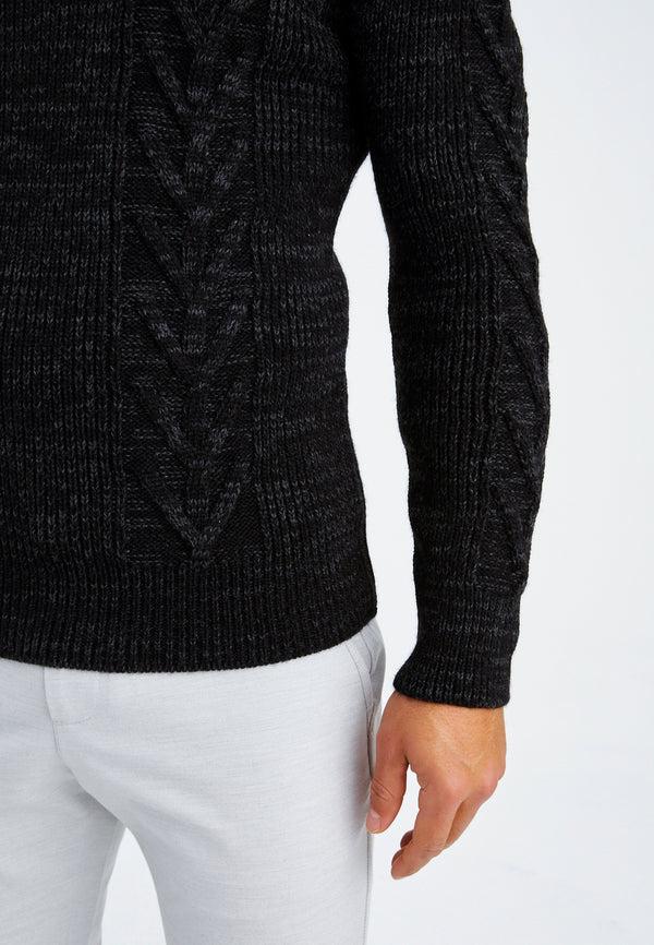 Leif Nelson Grobstrick Rollkragenpullover Blitzverkäufe