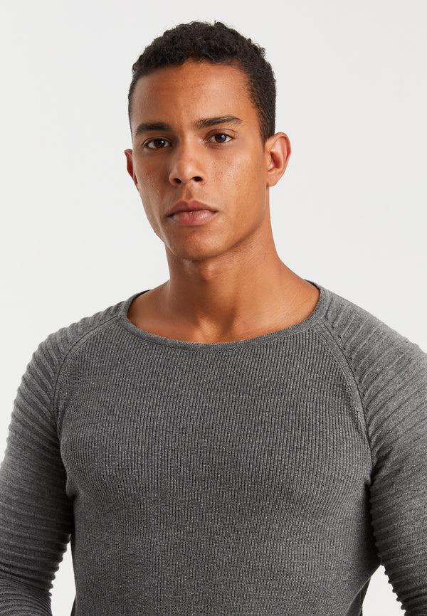 Leif Nelson Strickpullover Feinstrick Rundhals Fabrikpreis