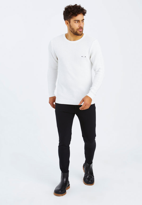Leif Nelson Strickpullover Feinstrick Rundhals Großer Ausverkauf