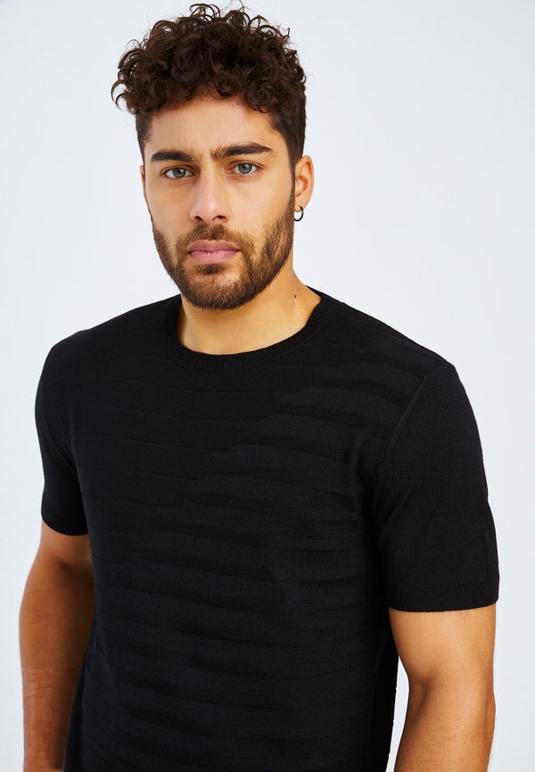 Leif Nelson Rundhals-Shirt Feinstrick Exklusivangebot