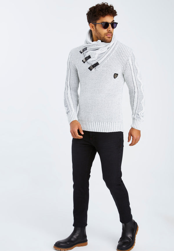 Leif Nelson Strickpullover Grobstrick mit Schalkragen Muttertagsangebot