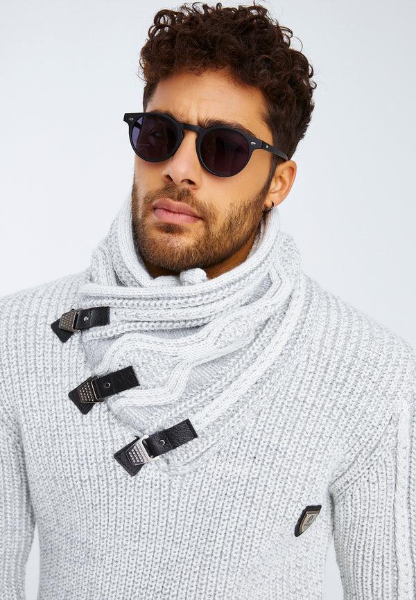 Leif Nelson Strickpullover Grobstrick mit Schalkragen Muttertagsangebot
