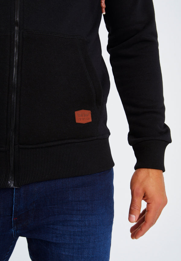 Leif Nelson Sweatjacke mit Kapuze Top Angebot