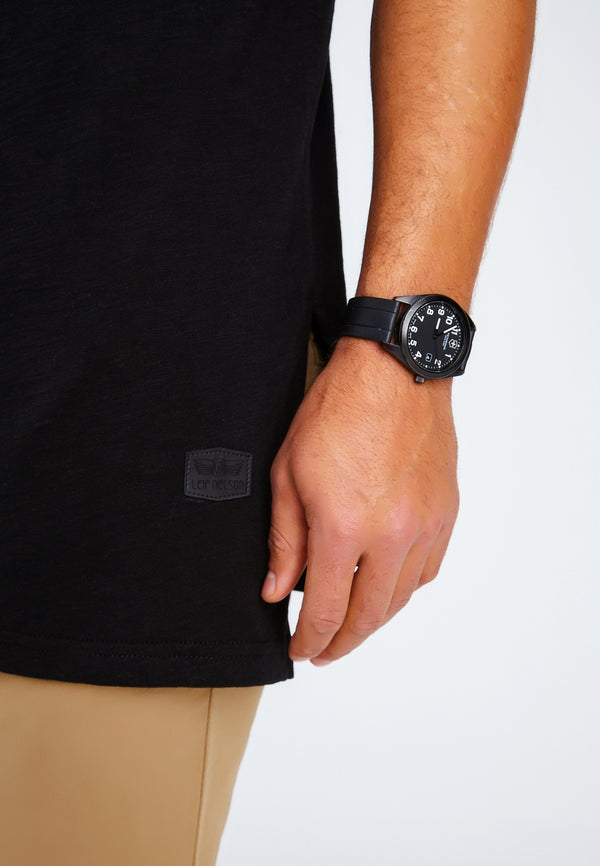 Leif Nelson Rundhals-Shirt Bestseller
