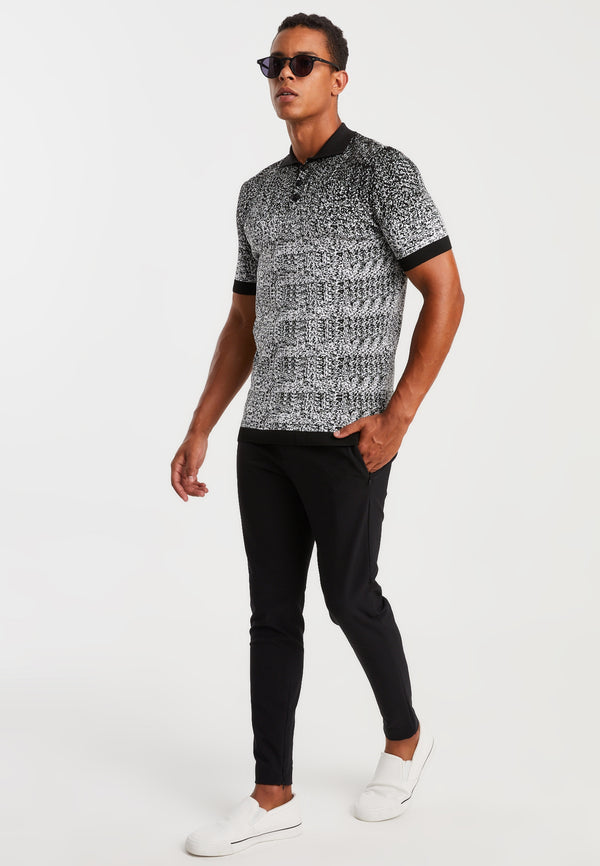 Leif Nelson Polo-Shirt Feinstrick Sonderangebote
