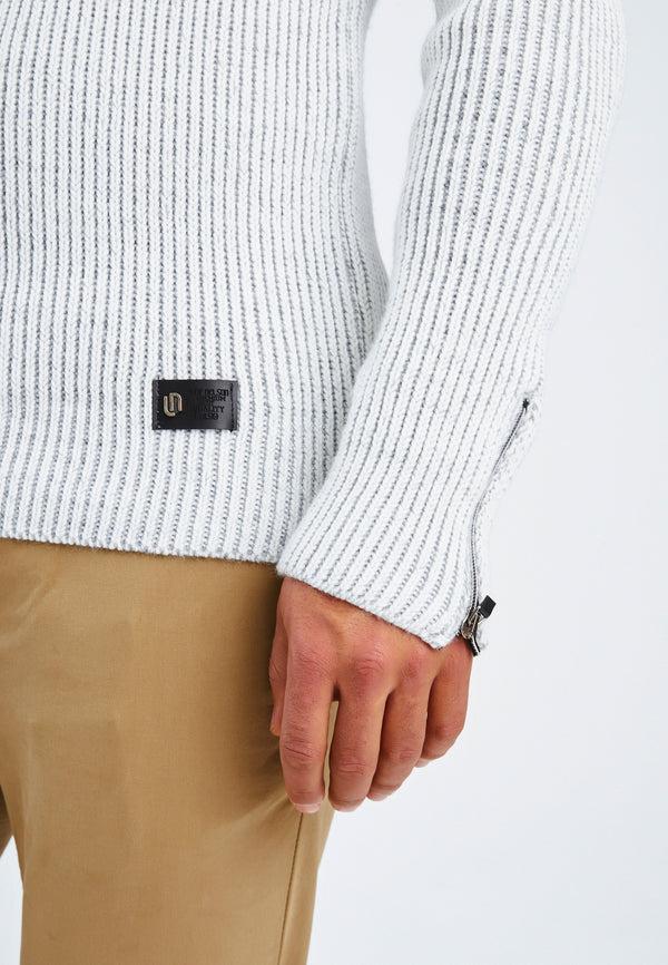 Leif Nelson Strickpullover Grobstrick Schalkragen Super Sparpreis