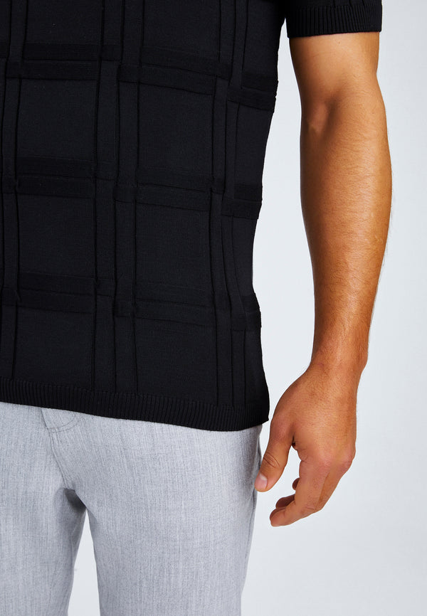 Leif Nelson Polo-Shirt Feinstrick mit Reißverschluss Bis zu 50% Rabatt
