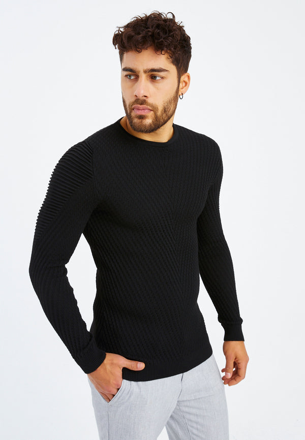 Leif Nelson Strickpullover Feinstrick Rundhals Bis zu 60% Rabatt