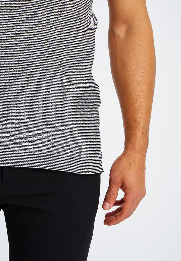 Leif Nelson Rundhals-Shirt Feinstrick Riesige Rabatte