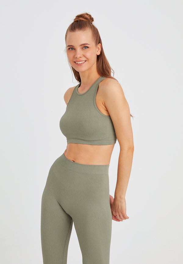 Leif Nelson Seamless Crop Top kurzarm Günstig kaufen