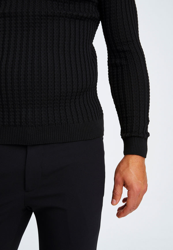 Leif Nelson Feinstrick Rollkragenpullover Vatertagsangebot