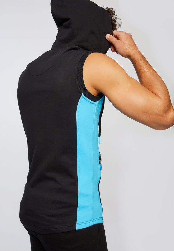 Leif Nelson Gym-Sweatjacke Kapuze Ärmellos Blitzangebot