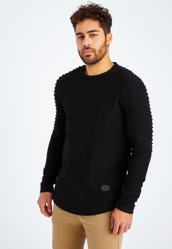 Leif Nelson Longsleeve Rundhals Outlet