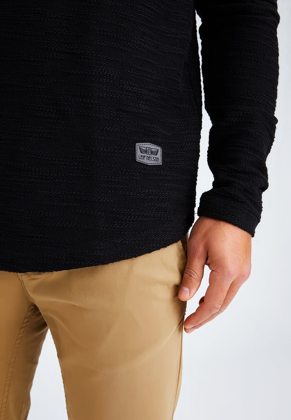Leif Nelson Longsleeve Rundhals Outlet