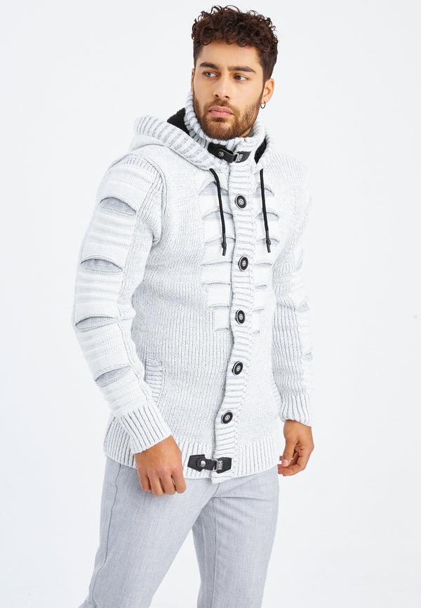 Leif Nelson Strickjacke mit Kapuze Exklusive Angebote