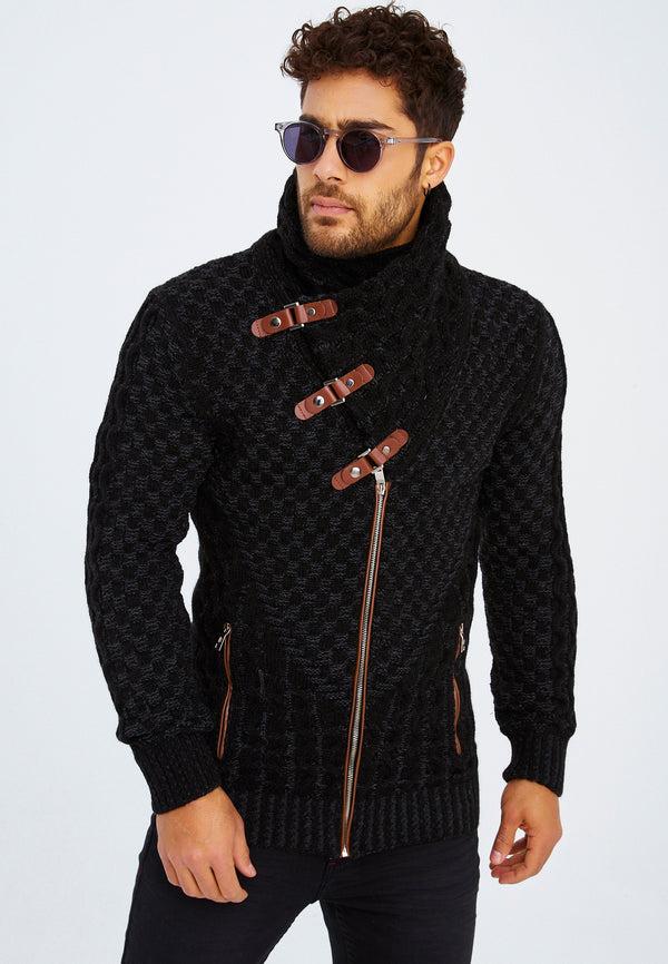 Leif Nelson Strickjacke mit Schalkragen Saisonale Angebote