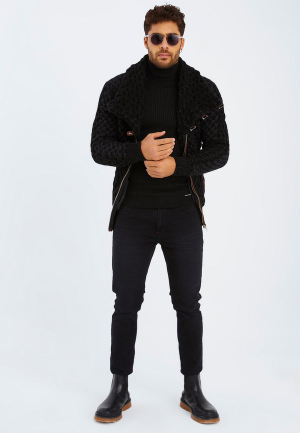 Leif Nelson Strickjacke mit Schalkragen Saisonale Angebote