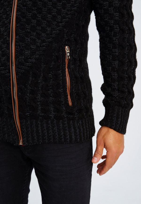 Leif Nelson Strickjacke mit Schalkragen Saisonale Angebote