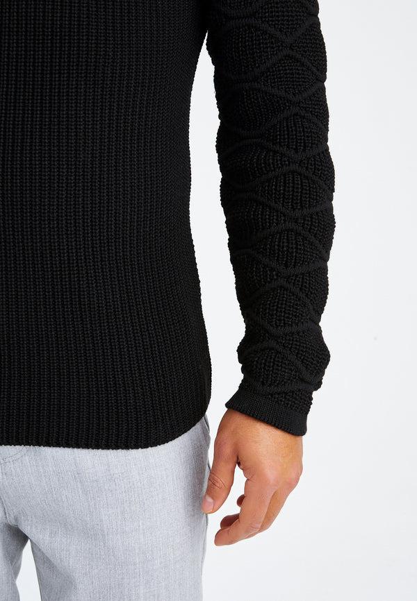 Leif Nelson Strickpullover Grobstrick Rundhals Riesige Rabatte