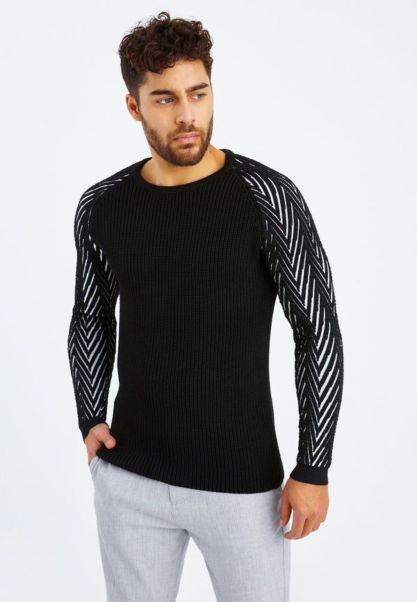 Leif Nelson Strickpullover Grobstrick Rundhals 50% Rabatt mit kostenlosem Versand