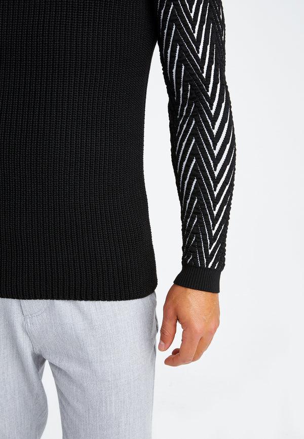 Leif Nelson Strickpullover Grobstrick Rundhals 50% Rabatt mit kostenlosem Versand
