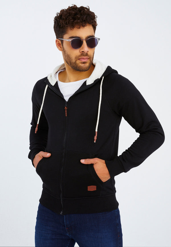 Leif Nelson Sweatjacke mit Kapuze Fabrikladen