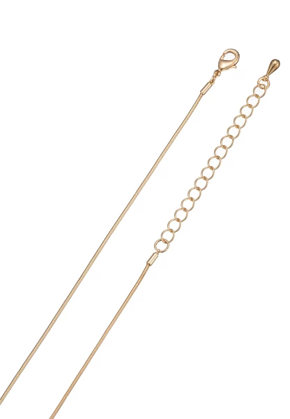 Leslii Lange Kette Tropfen in Gold Weiß Limitierter Zeitrabatt