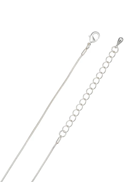 Leslii Lange Kette Tropfen in Silber Rot Fabrik Onlineshop