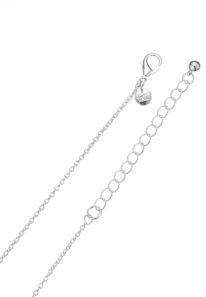 Leslii Lange Halskette Kugelring in Silber Osterangebot
