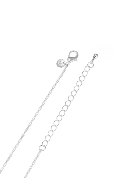 Leslii Lange Halskette Perlen Oval in Silber Blitzangebot