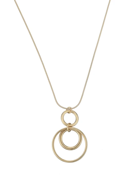 Leslii Lange Kette Ringe Edelstahl Gold Tägliche Deals