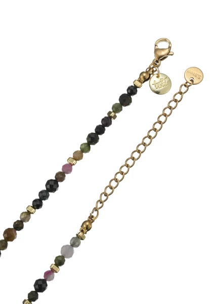 Leslii Kurze Halskette Kristall Herz-Kette 14k Gold Multi Bis zu 55% Rabatt