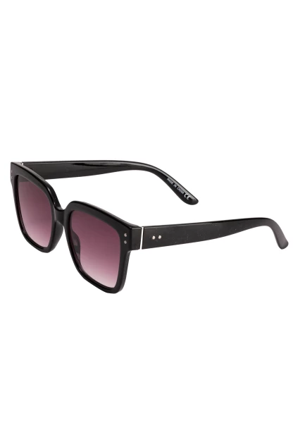 Leslii Sonnenbrille Big Retro Damen Sunglasses Designerbrille in Schwarz Clearance-Verkauf