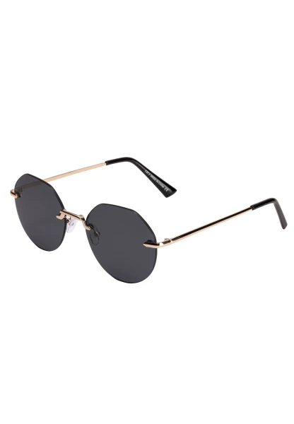 Leslii Sonnenbrille rahmenlose Damen Sunglasses Designerbrille rhimless in Gold Kostenloser Versand international