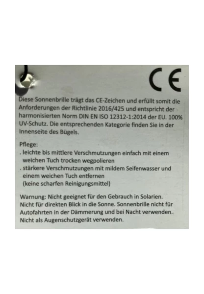 Leslii Sonnenbrille Damen Kanten-Look Horn-Optik braune Designerbrille Sunglasses Kunststoff Braun zollfrei
