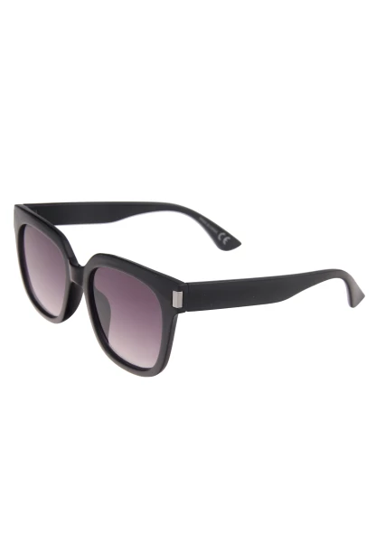 Leslii Sonnenbrille Damen Statement schwarze Designerbrille Sunglasses Kunststoff Schwarz Online