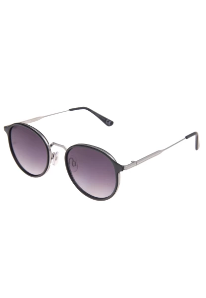 Leslii Sonnenbrille Damen Small schwarze Sonnenbrille Designerbrille Sunglasses Metall Schwarz Silbe Angebote