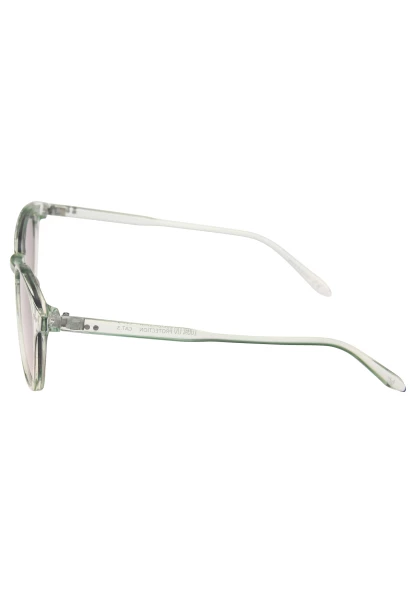 Leslii Sonnenbrille Damen Style grüne Sonnenbrille Designerbrille Sunglasses Kunststoff Grün im Angebot