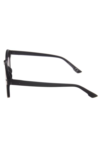 Leslii Sonnenbrille Damen Trend schwarze Sonnenbrille Designerbrille Sunglasses Kunststoff Schwarz Günstiger Verkauf